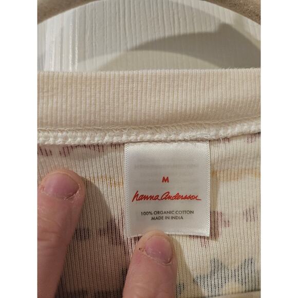 Hanna Andersson Adult Unisex Fair Isle Holiday Union Suit One Piece Pajamas Med - Picture 4 of 7